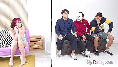 Sexy young chick masturbates with her boyfriend